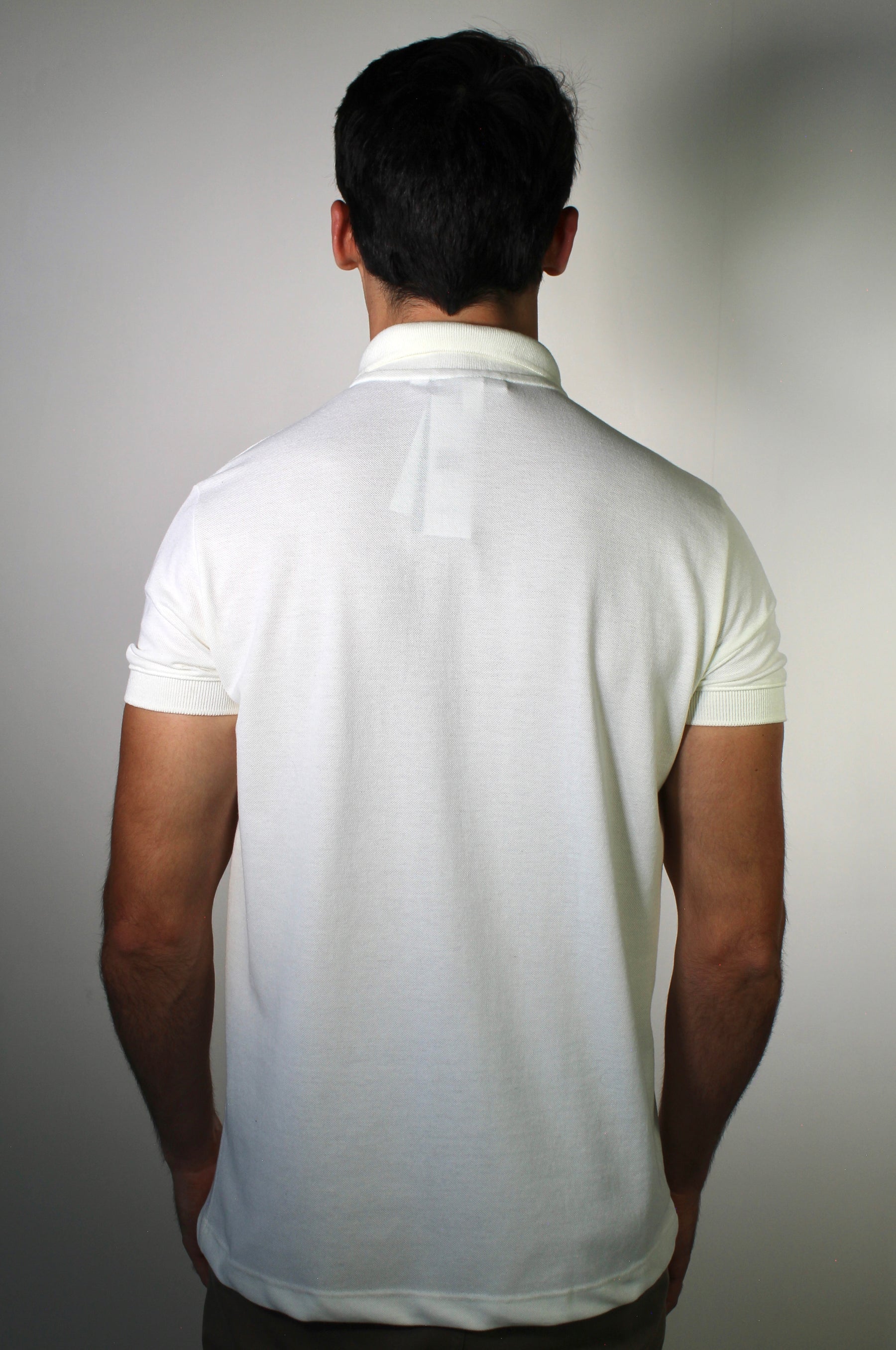 Camisa Gola Polo LCT Front Zipper - Off White