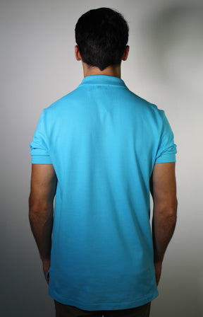 Camisa Gola Polo RL - Azul Piscina Small Pony Colorido