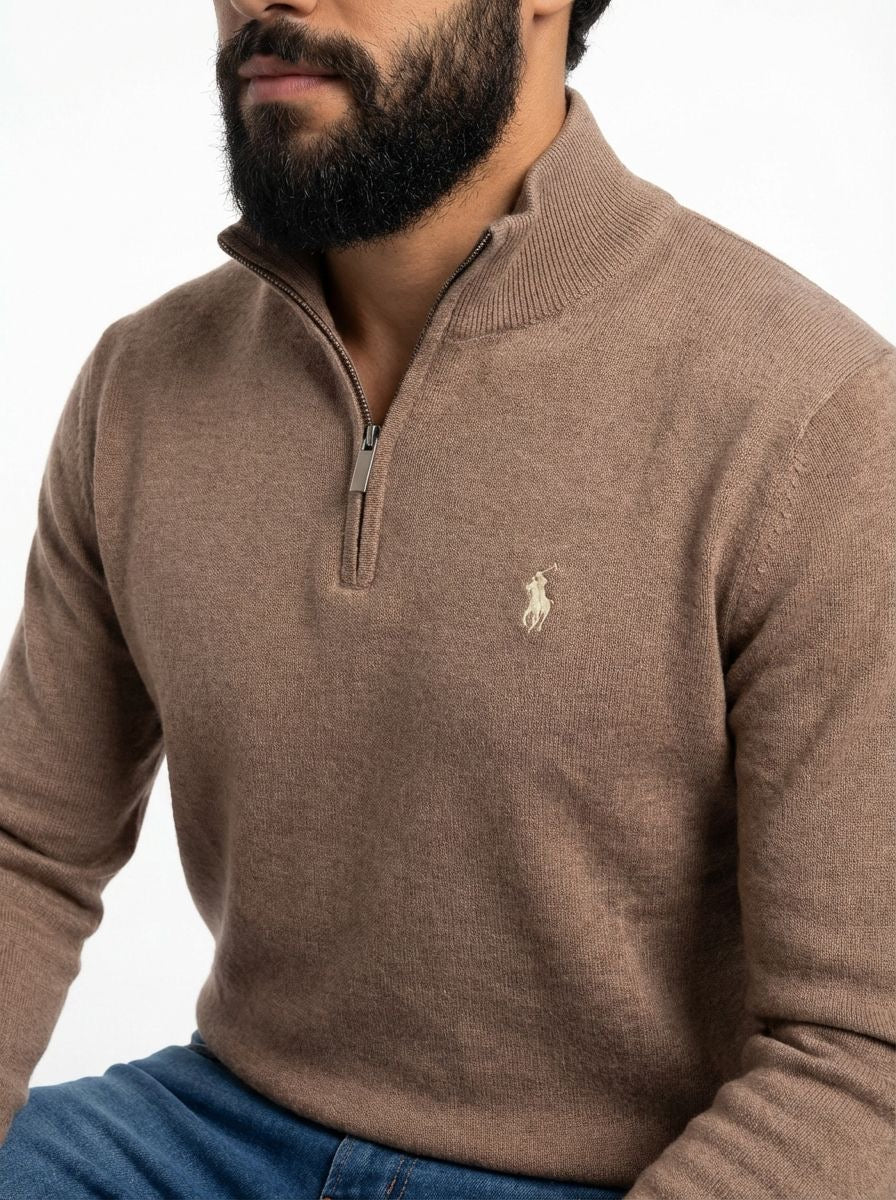 Suéter RL Timeless Knit - Marrom