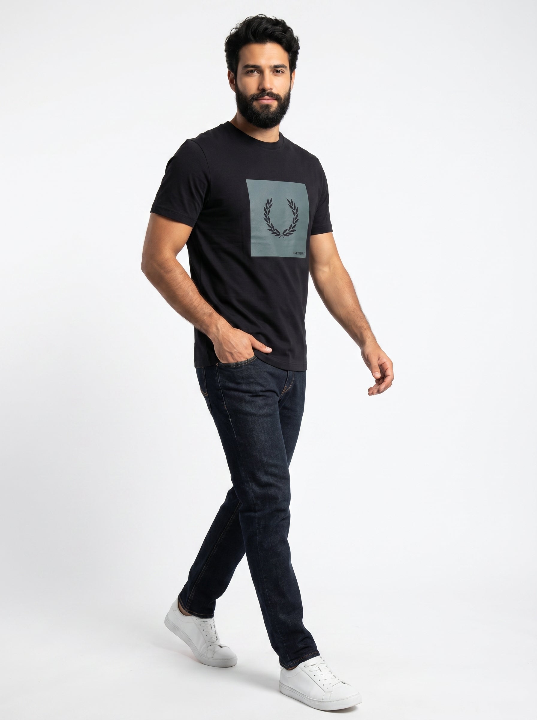 Camiseta FP Color Block - Preta