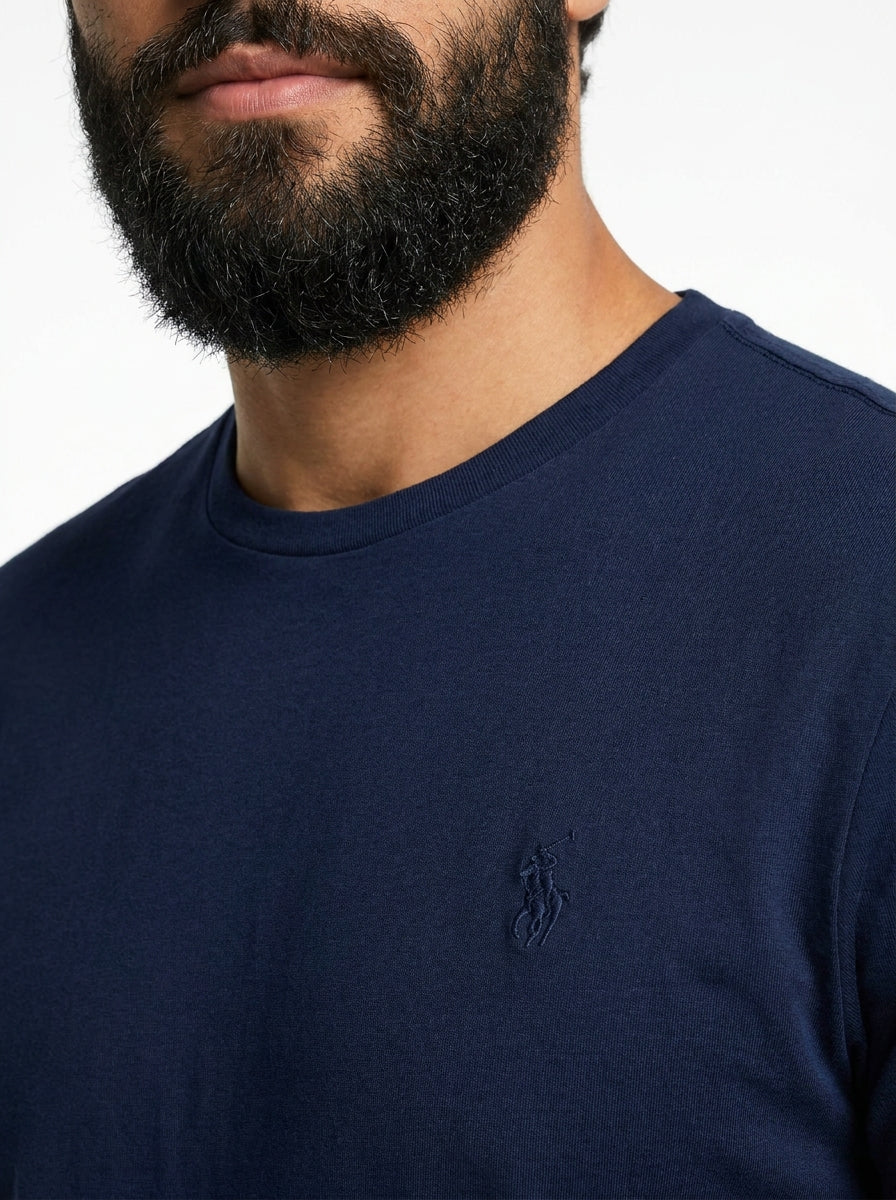 Camiseta RL Monochrome Icon - Azul Marinho