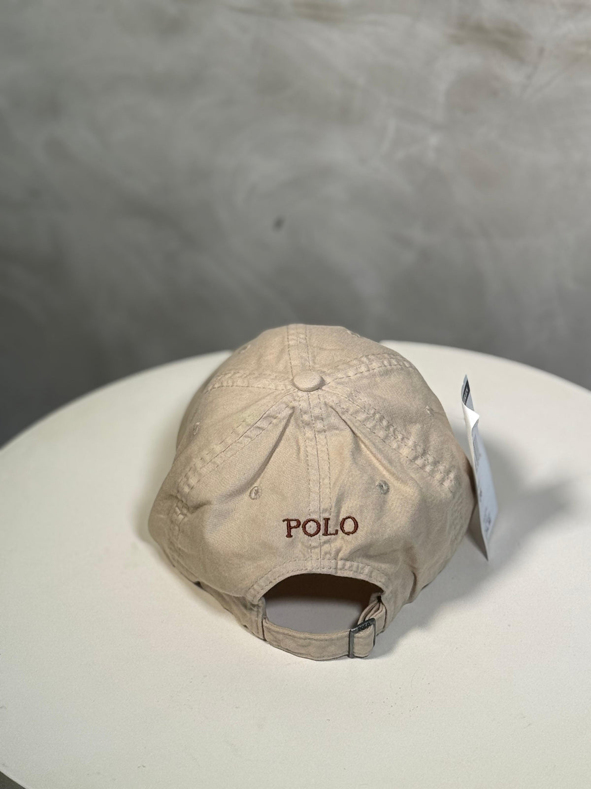 Boné Polo RL Classic - Creme Small Pony Marrom