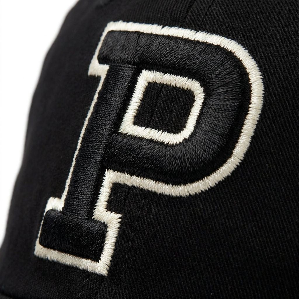 Boné Polo RL P Letter - Preto