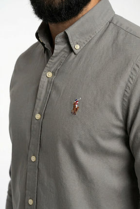 Camisa Social RL Lisa Manga Longa - Verde Oliva