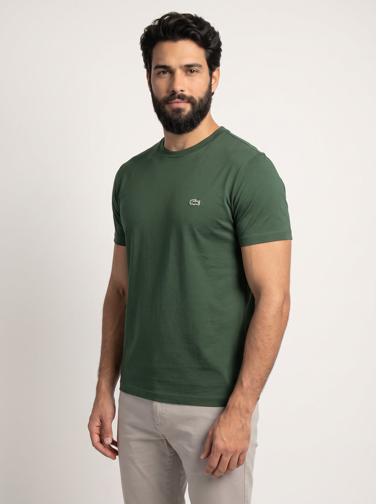 Camiseta Algodão Pima LCT - Verde Musgo