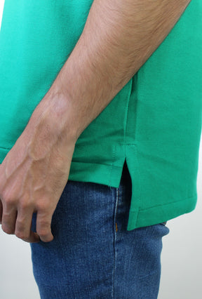 Camisa Gola Polo RL - Verde Bandeira Small Pony Colorido