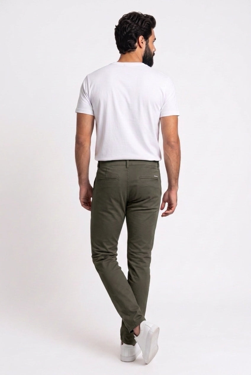 Calça Sarja Nobre Men - Verde Musgo