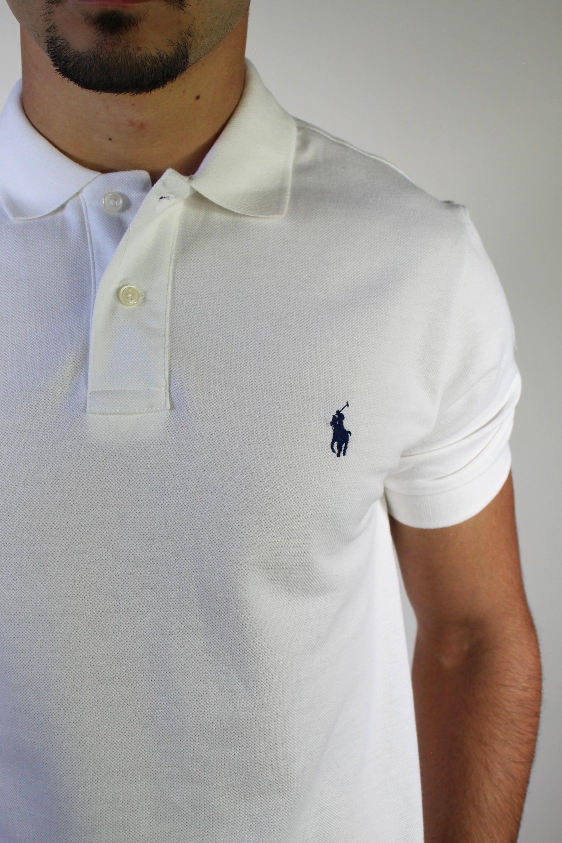 Camisa Gola Polo RL - Branca