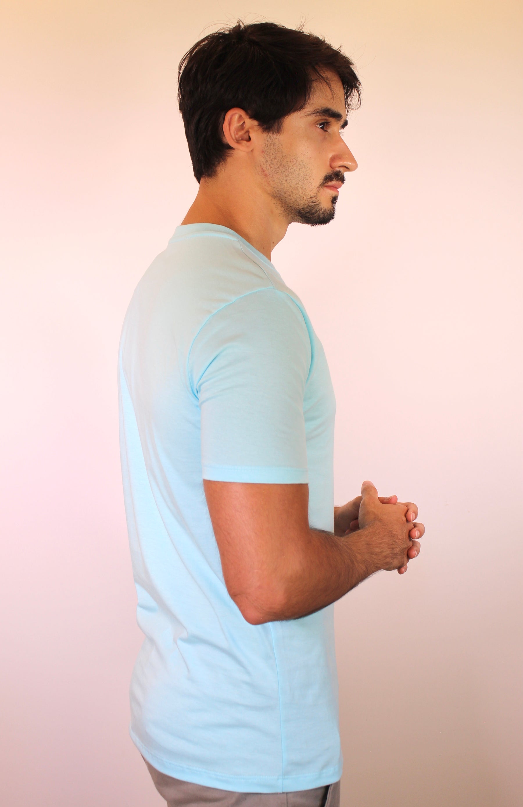 Camiseta RL Essential Small Pony Colorido - Azul Capri