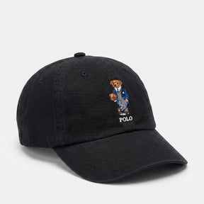 Boné Polo RL Suit Style Bear - Preto