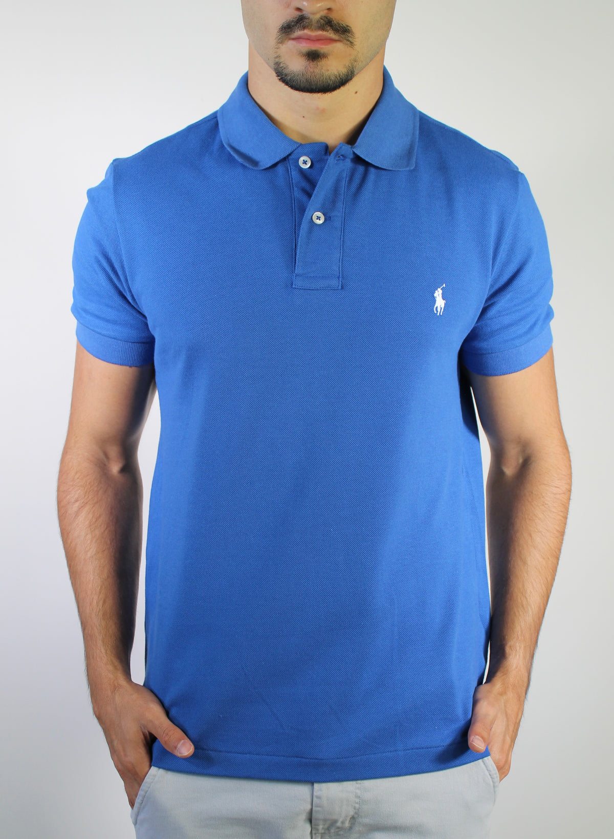 Camisa Gola Polo RL - Azul Royal