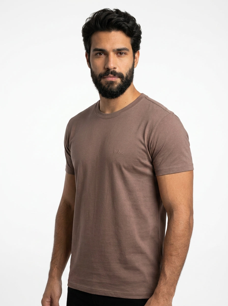 Camiseta Masculina Nobre Men - Marrom