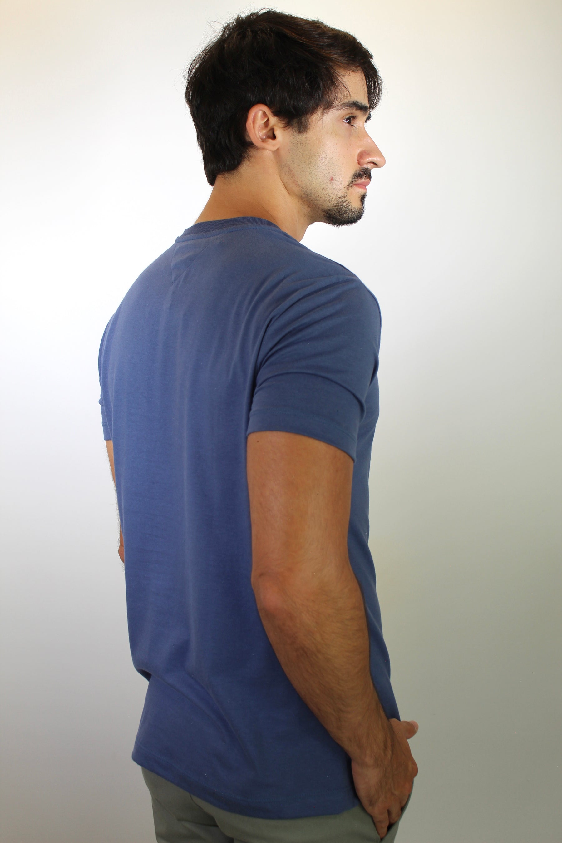 Camiseta TH Tommy Established 1985 NY - Azul Acero