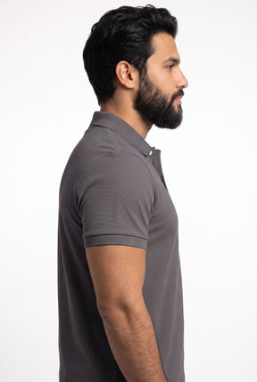 Camisa Gola Polo LCT – Chumbo