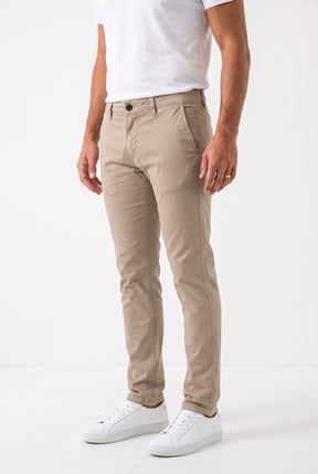 Calça Sarja Nobre Men - Cáqui