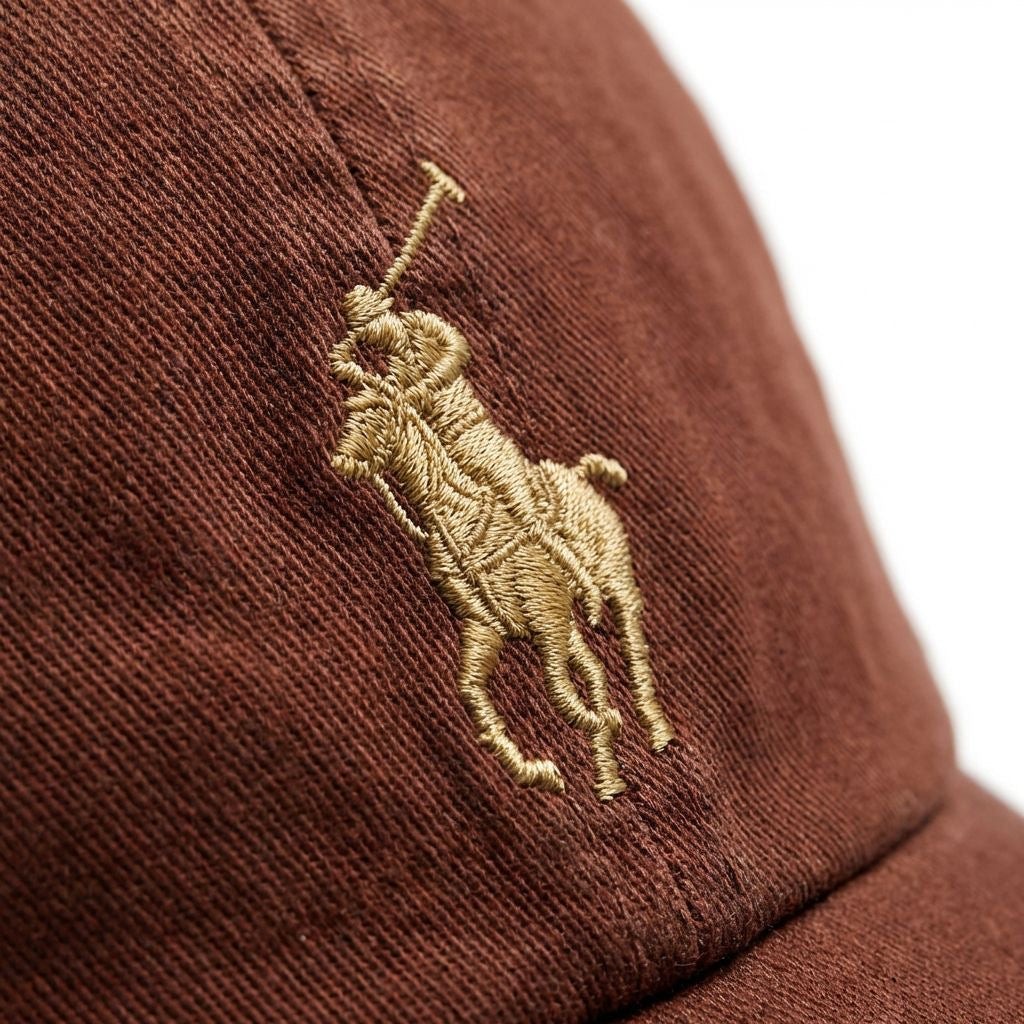 Boné Polo RL Classic - Marrom Small Pony Cáqui