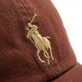 Boné Polo RL Classic - Marrom Small Pony Cáqui