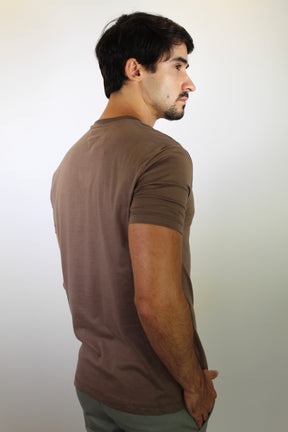 Camiseta TH College Style Est. 1985 Logo - Marrom