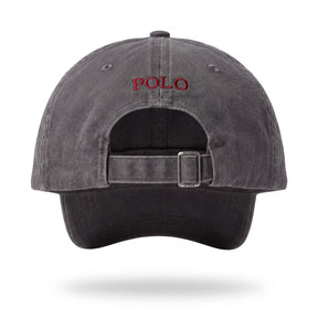 Boné Polo RL Classic - Chumbo Small Pony Vermelho