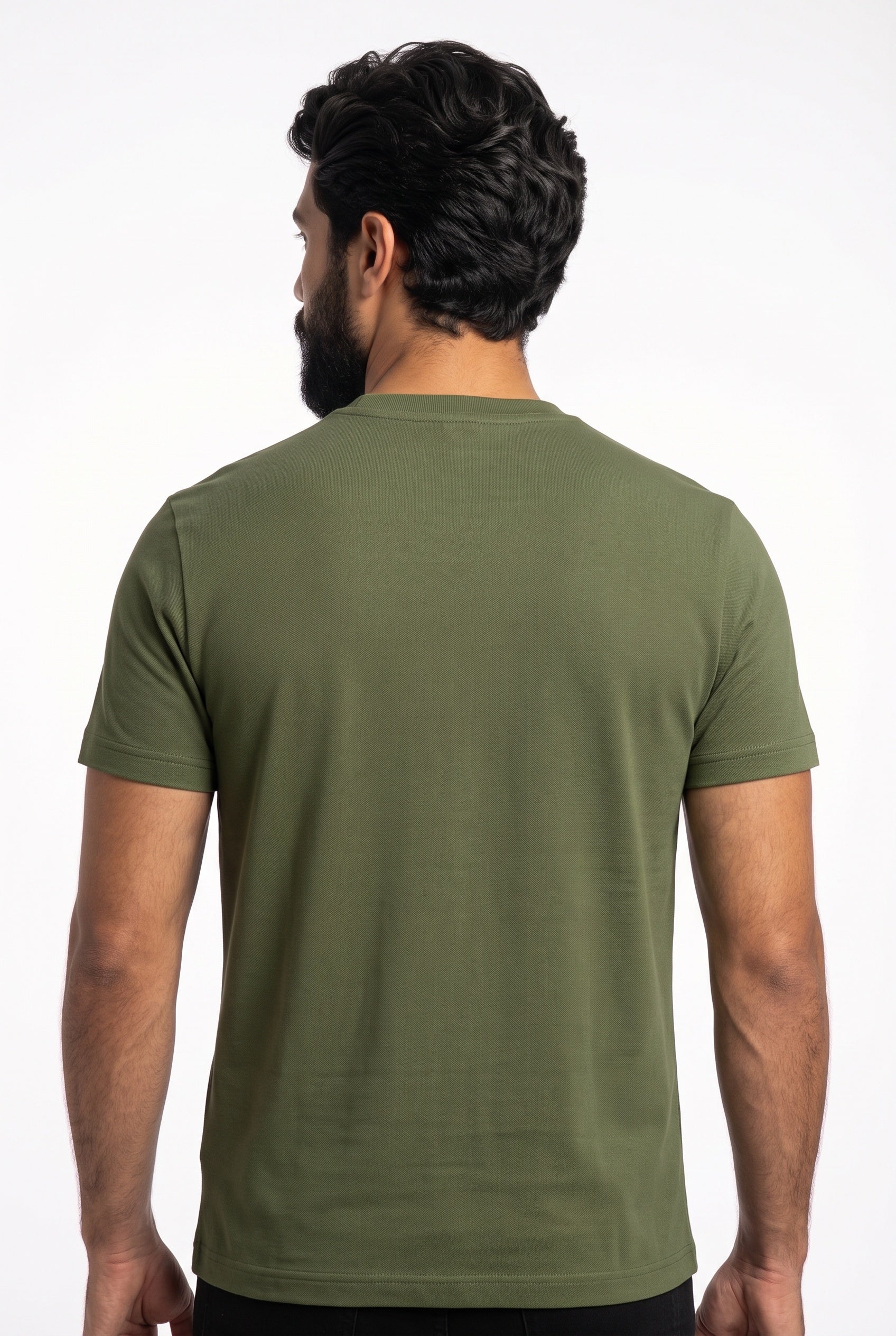 Camiseta LCT Handwritten Croco Logo - Verde Musgo