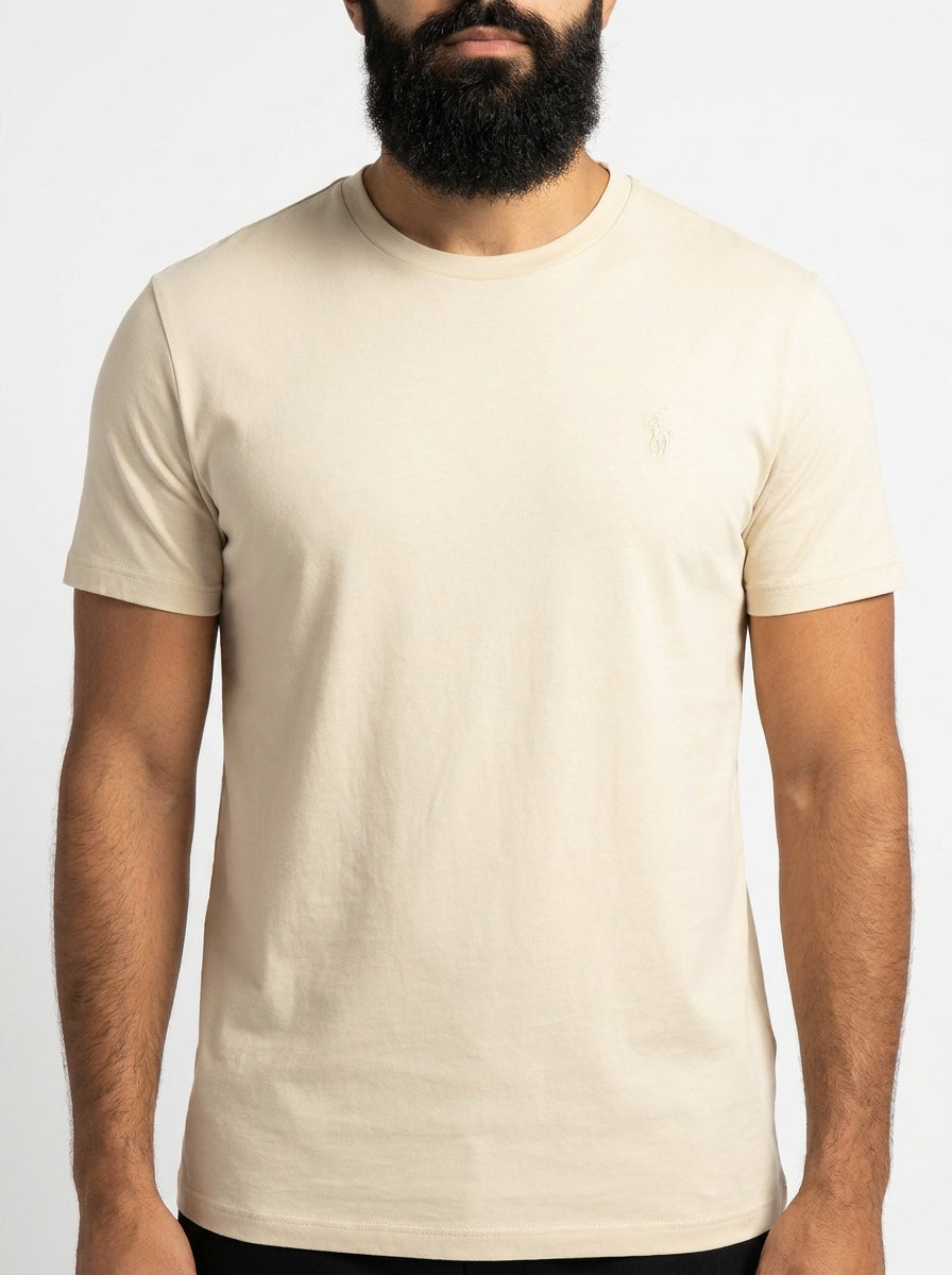 Camiseta RL Monochrome Icon - Bege