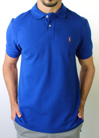 Camisa Gola Polo RL - Azul Royal Small Pony Colorido