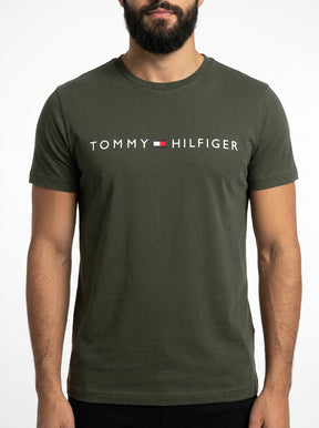 Camiseta TH Urban Line Statement - Verde Musgo
