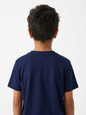 Camiseta RL Classic Infantil - Azul Marinho Small Pony Vermelho