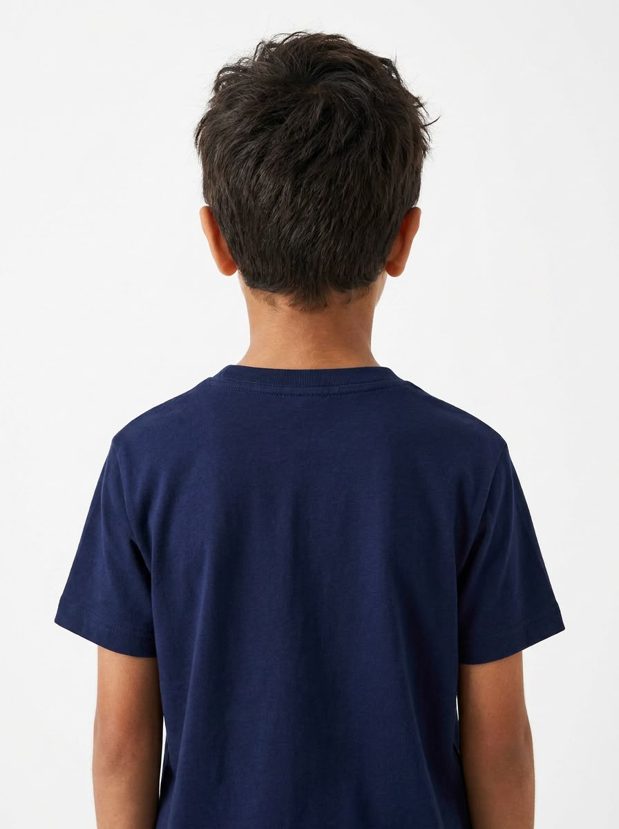 Camiseta RL Classic Infantil - Azul Marinho Small Pony Vermelho