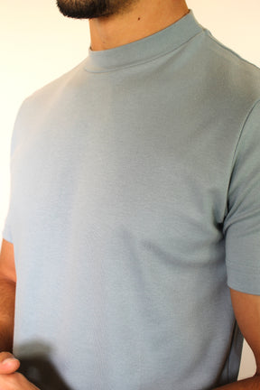 Camiseta Gola Midi Nobre Men - Azul Breeze