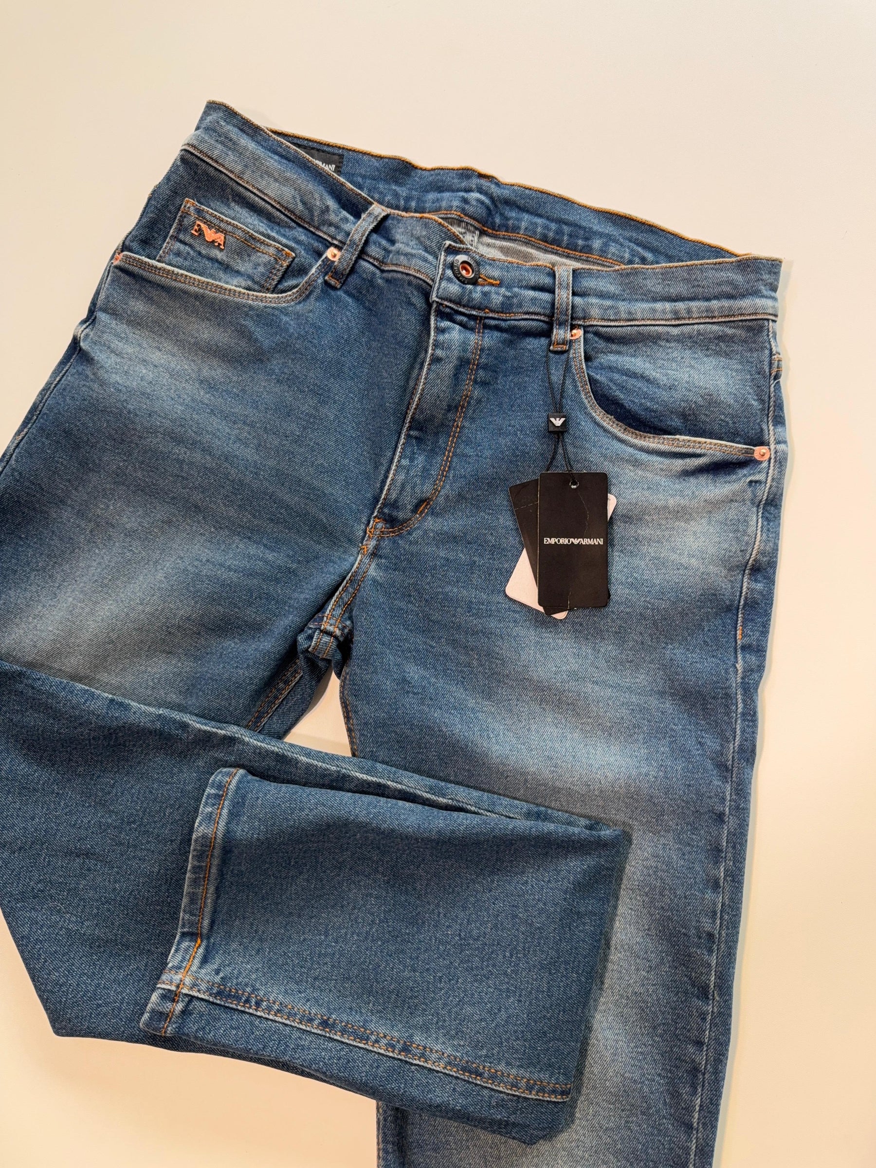 Calça Jeans EA - Essential Mid Wash