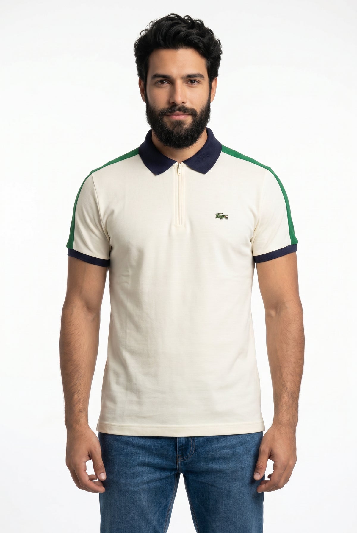 Combo 03 Camisas Gola Polo LCT Legacy Contrast Zip