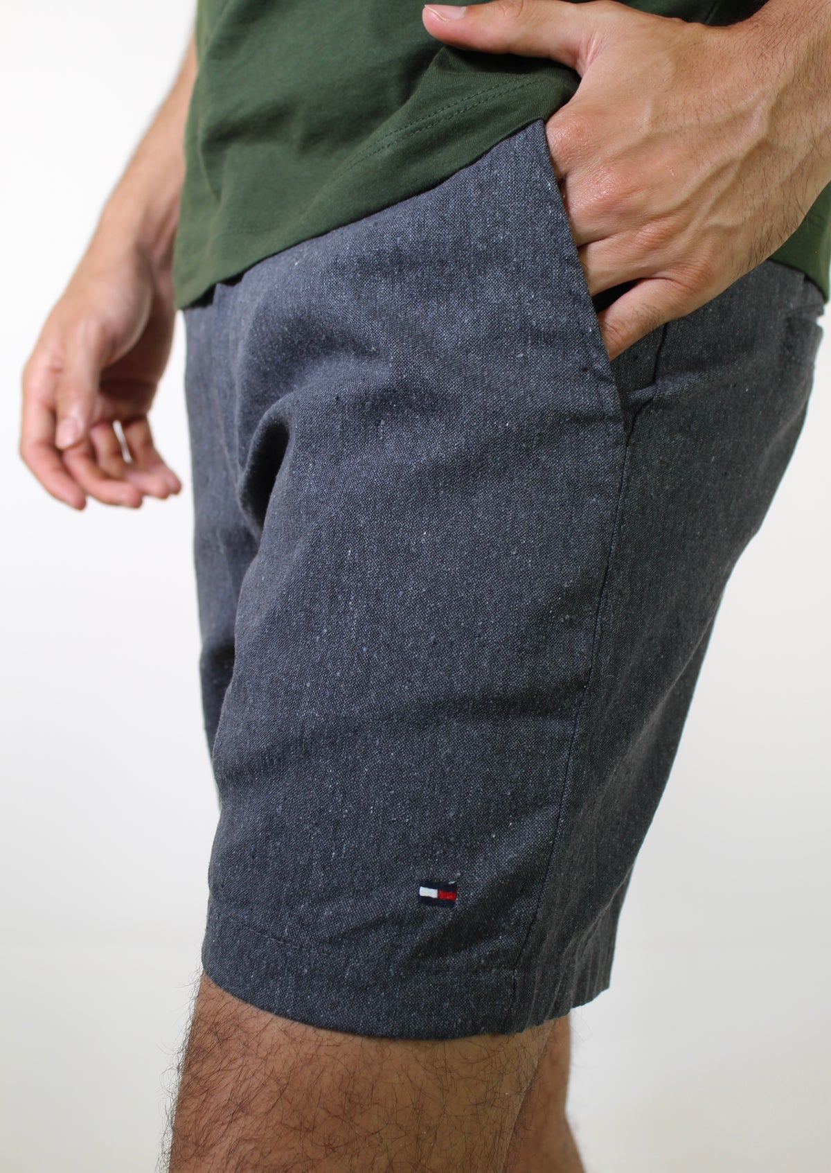 Bermuda em Linho TH - Chumbo