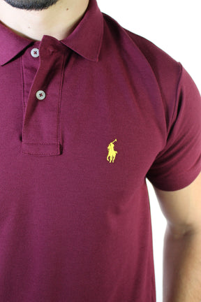 Camisa Gola Polo RL - Bordô