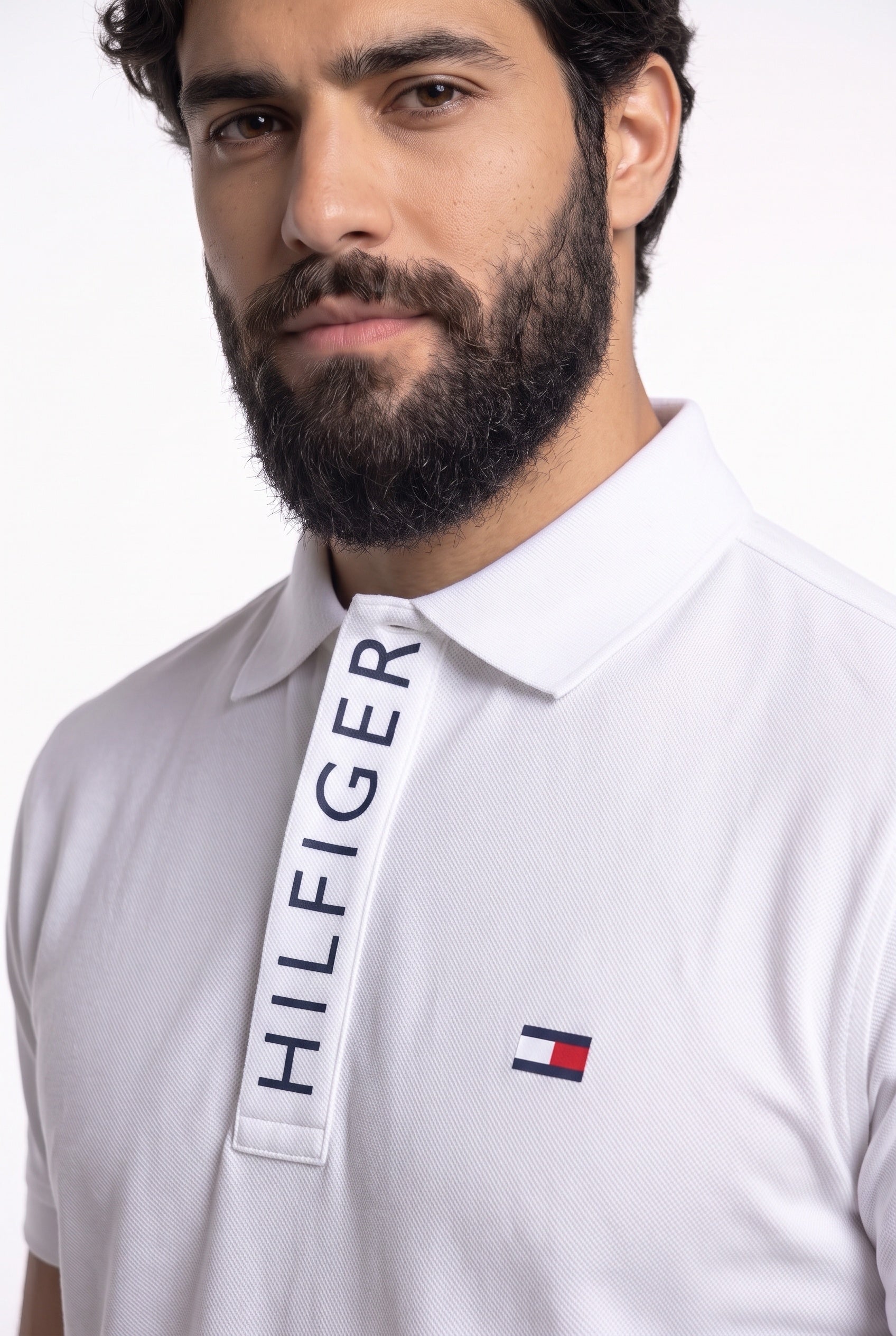 Combo 03 Camisas Gola Polo TH Statement Line