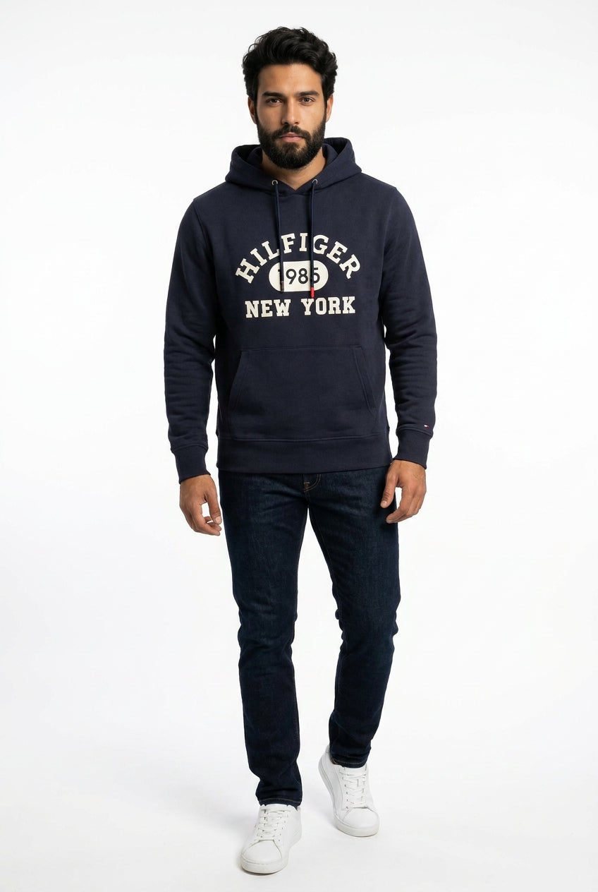 Moletom TH NYC Timeless Hoodie - Azul Marinho