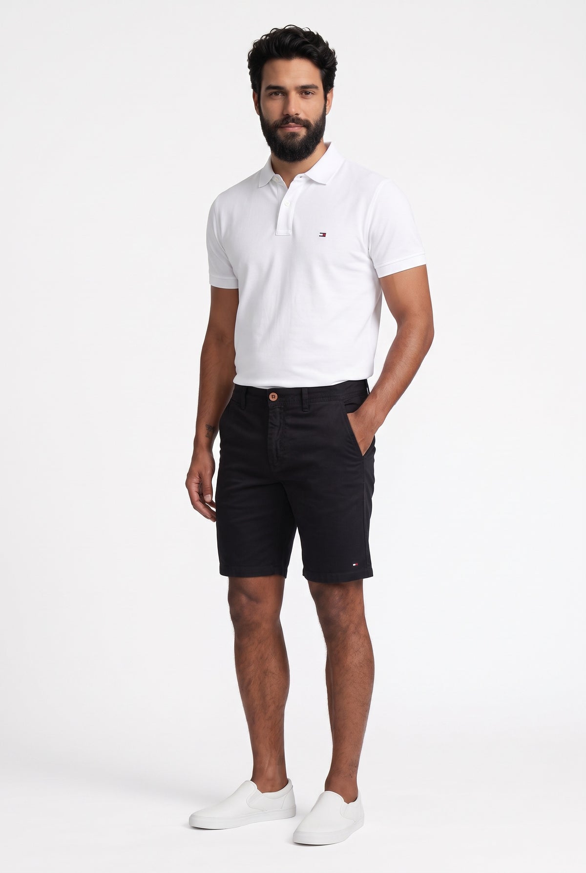 Bermuda Masculina Sarja TH - Preta