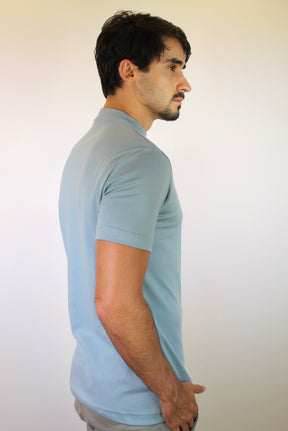 Camiseta Gola Midi Nobre Men - Azul Breeze