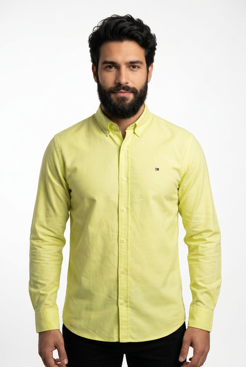 Camisa Social Manga Longa TH Lisa - Amarela
