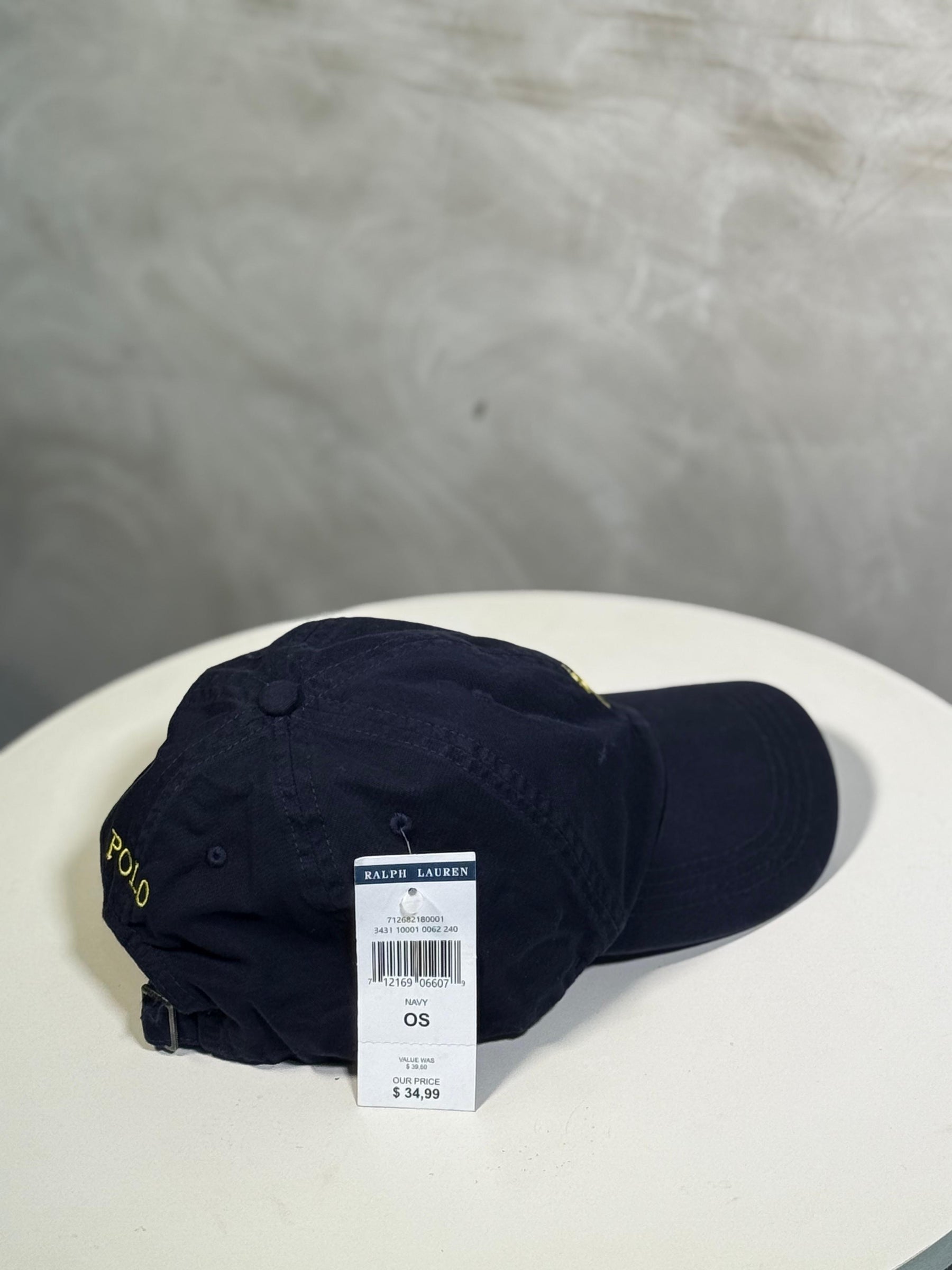 Boné Polo RL Classic - Azul Marinho Small Pony Amarelo