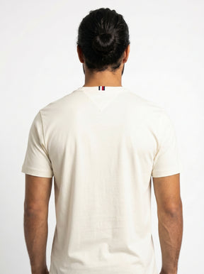 Camiseta TH New York Side Label - Off White
