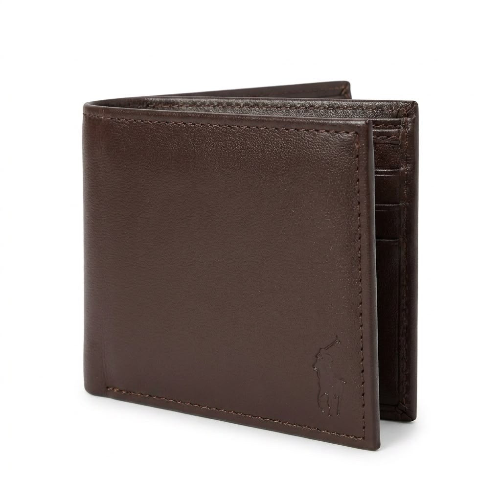 Carteira RL Metropolitan Signature - Marrom