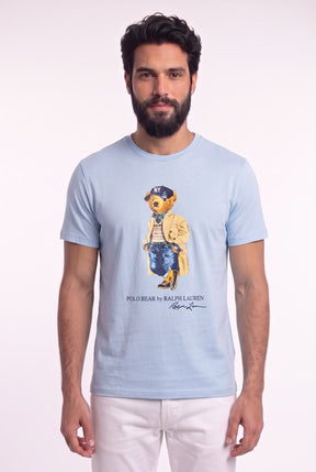 Camiseta RL Madison Avenue Bear - Azul Serenity