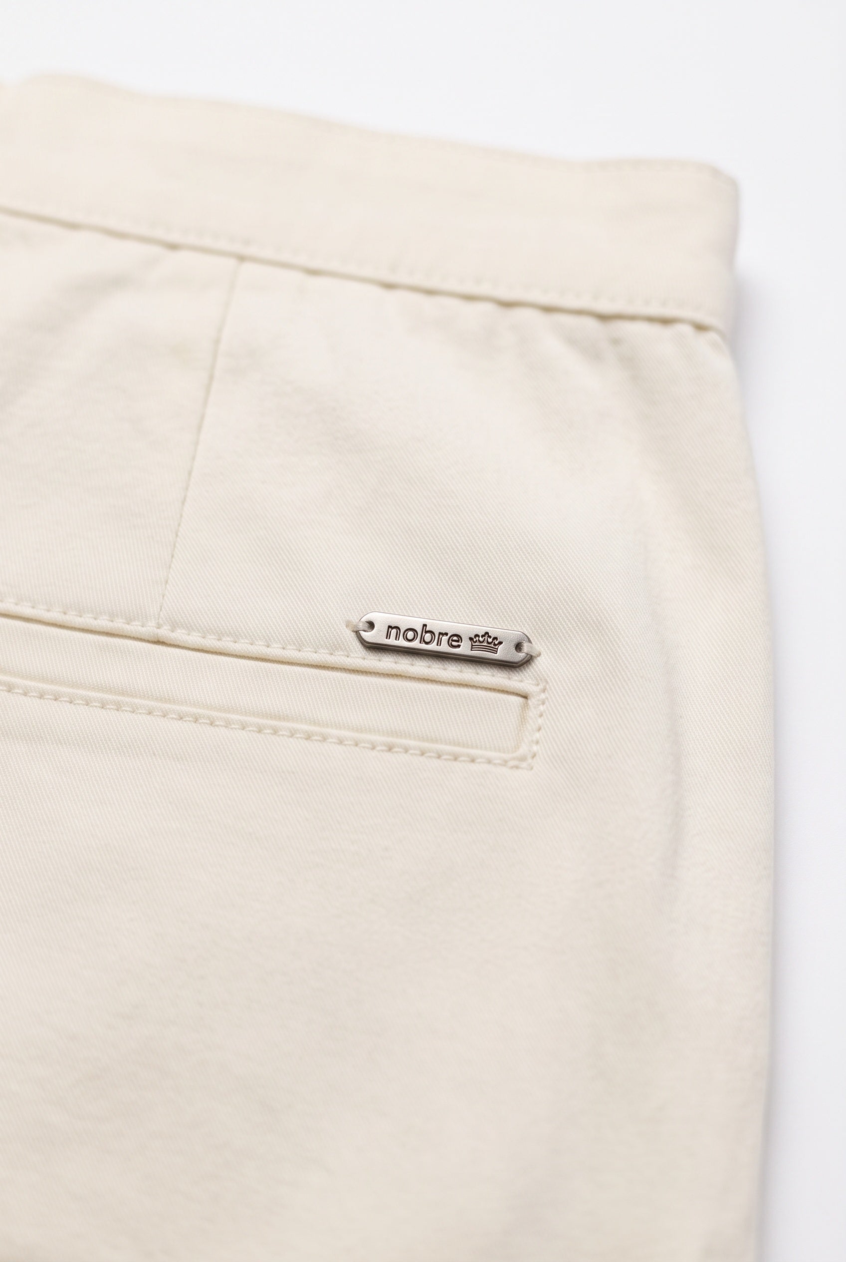 Short Sarja Nobre Men Sanremo Stile - Creme