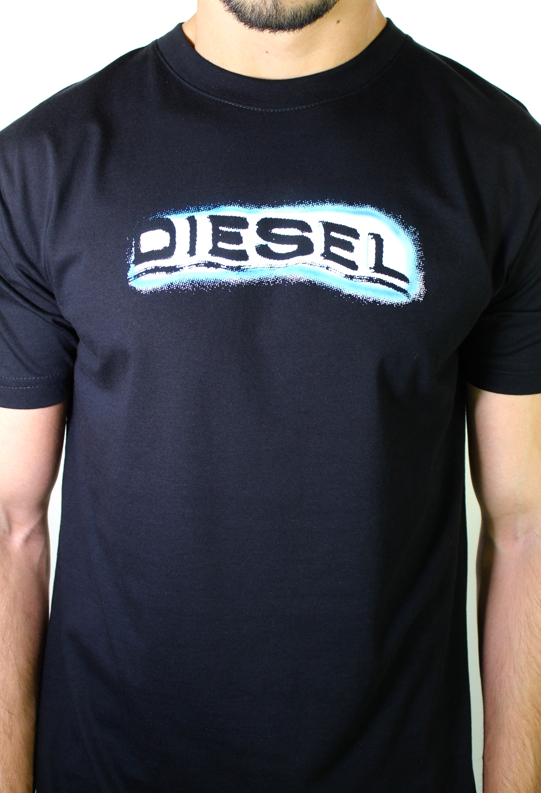 Camiseta DSL Edge Blue Logo - Preta