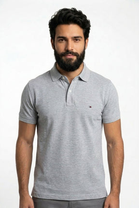 Camisa Gola Polo TH Masculina Coupe Sur Ivy - Cinza