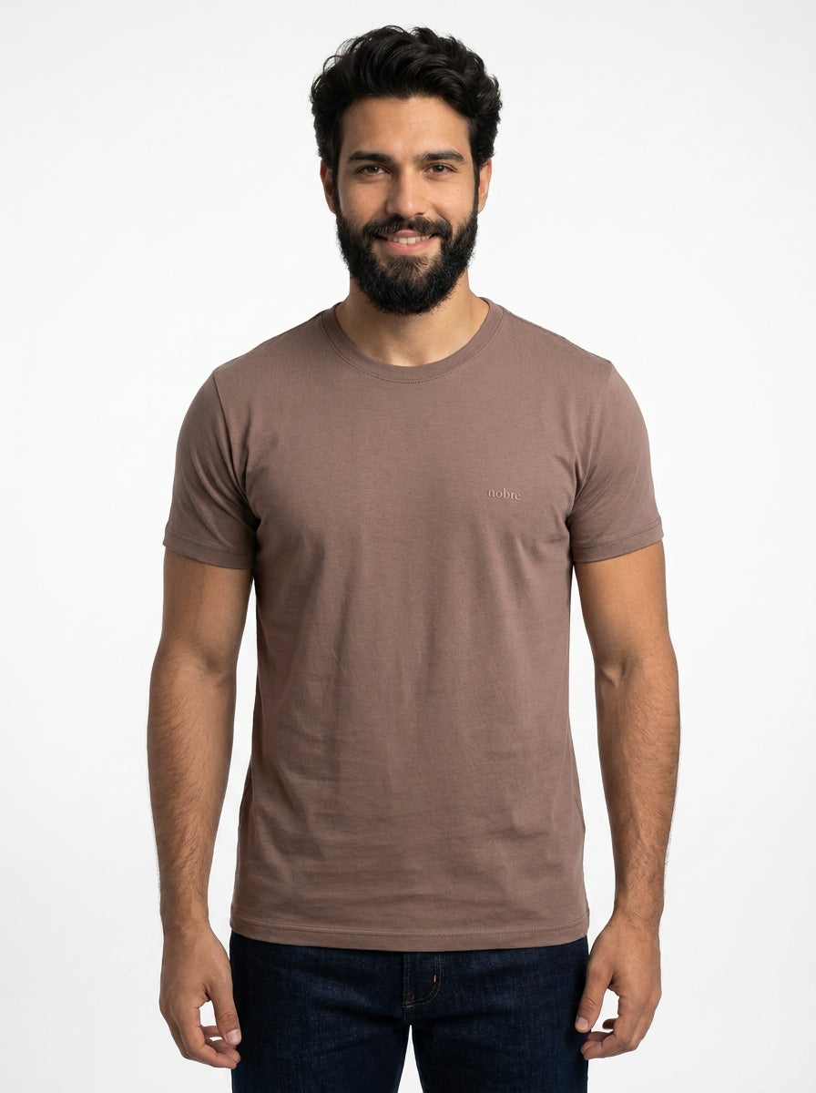 Camiseta Masculina Nobre Men - Marrom