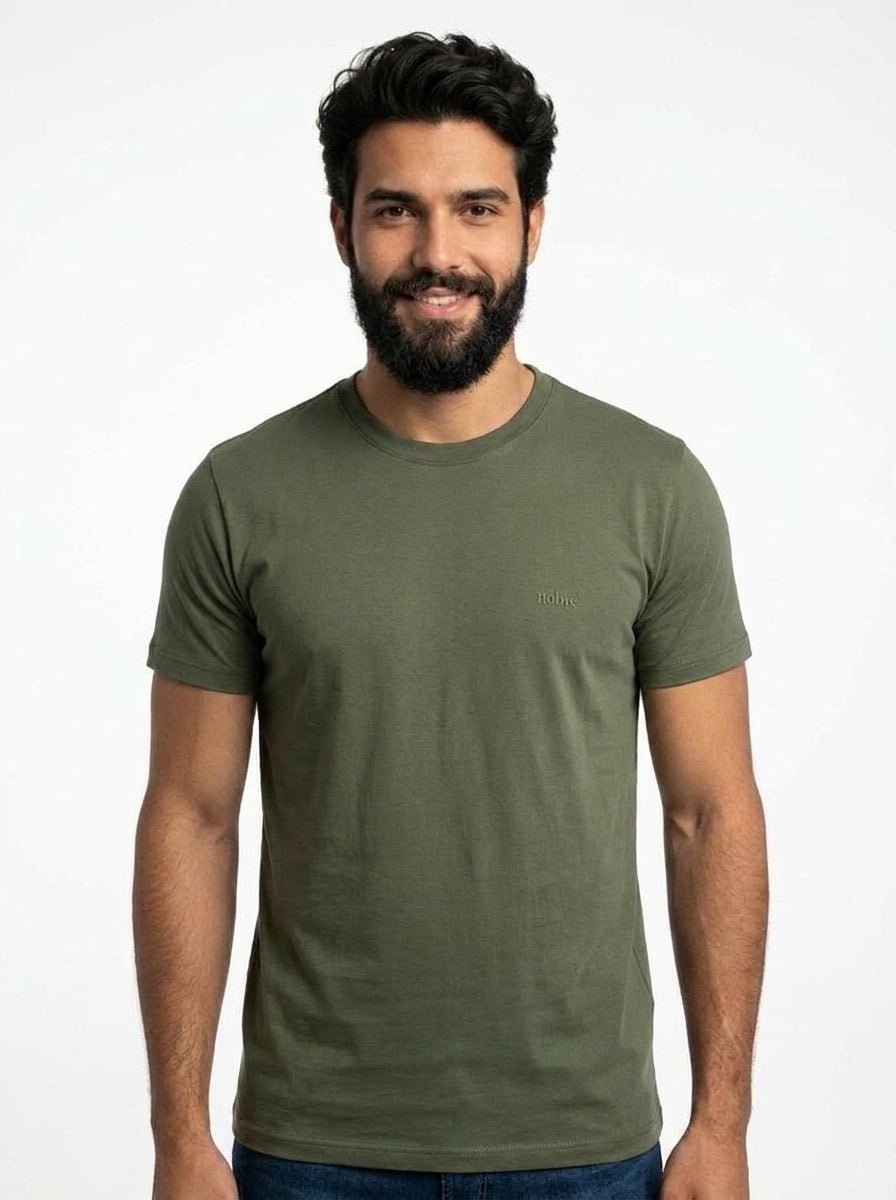 Camiseta Masculina Nobre Men - Verde Musgo