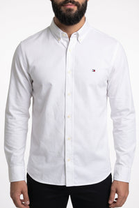Camisa Social Lisa Manga Longa TH Classic  - Branca