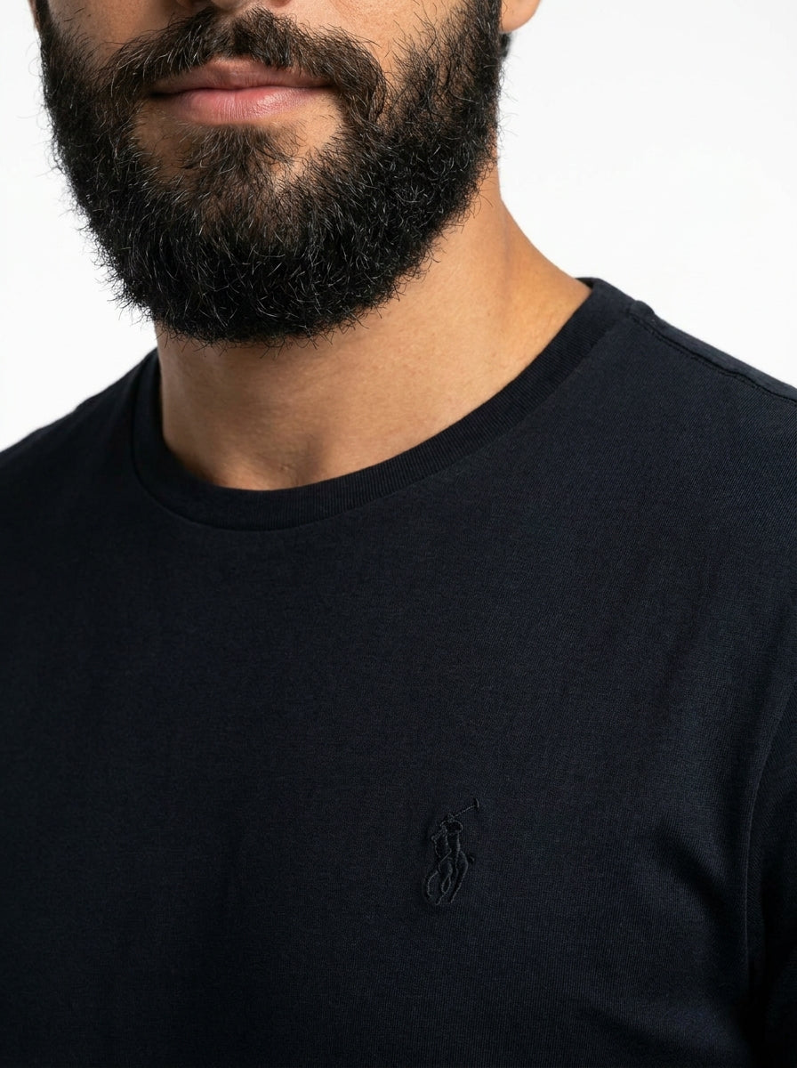 Camiseta RL Monochrome Icon - Preta